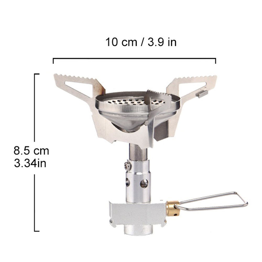WSS-108 2300W Outdoor Portable Mini Burner Detachable Gas Stove for Hiking Camping Cooking