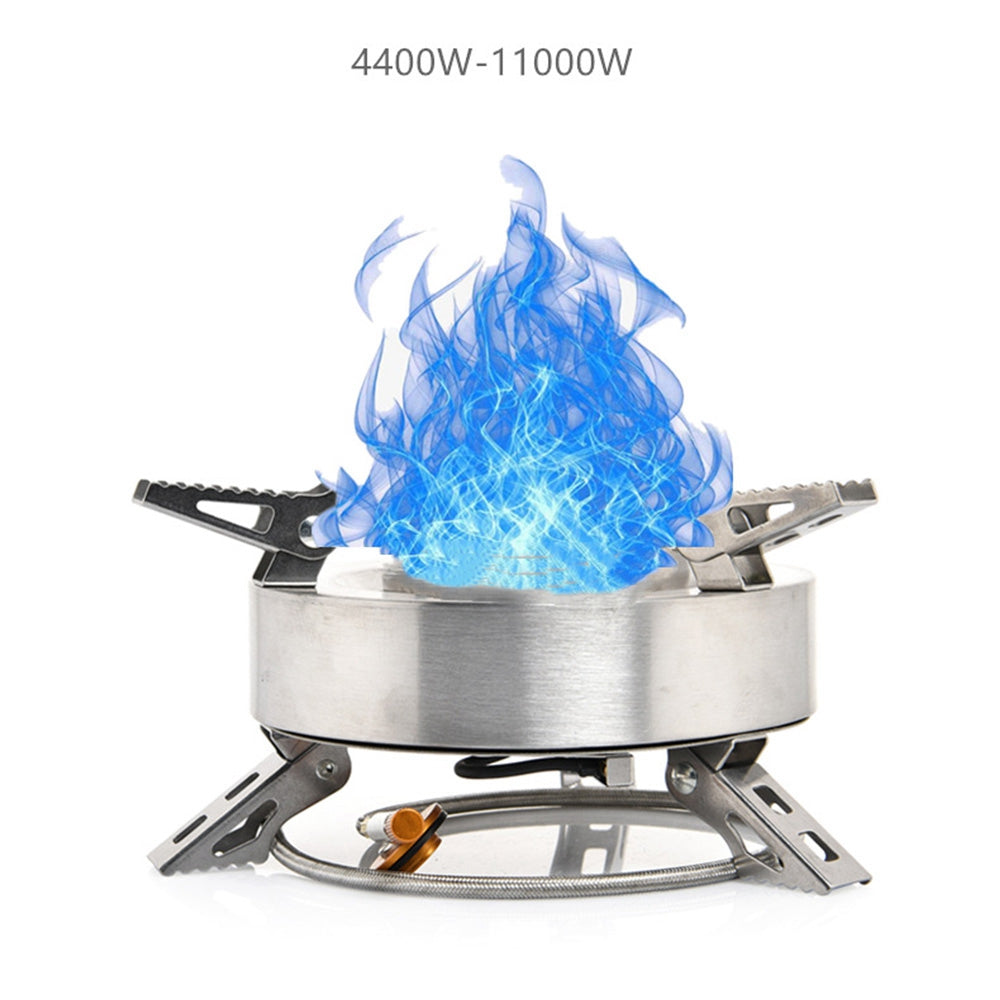 WSS-503 Portable Outdoor Camping Stove High Power Gas Burner Windproof Folding Cooking Stove
