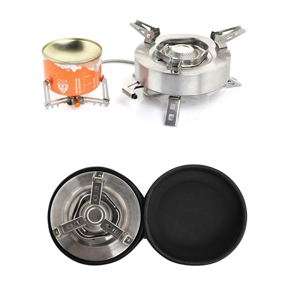 WSS-503 Portable Outdoor Camping Stove High Power Gas Burner Windproof Folding Cooking Stove