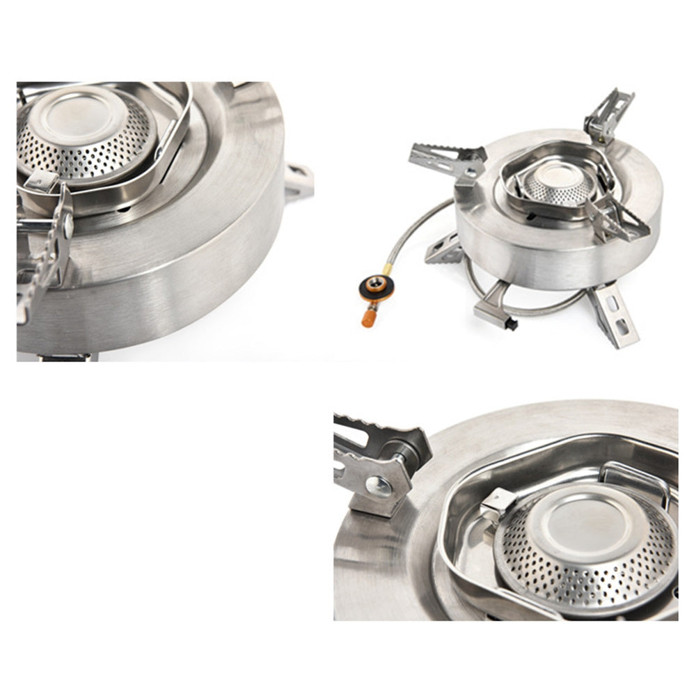 WSS-503 Portable Outdoor Camping Stove High Power Gas Burner Windproof Folding Cooking Stove