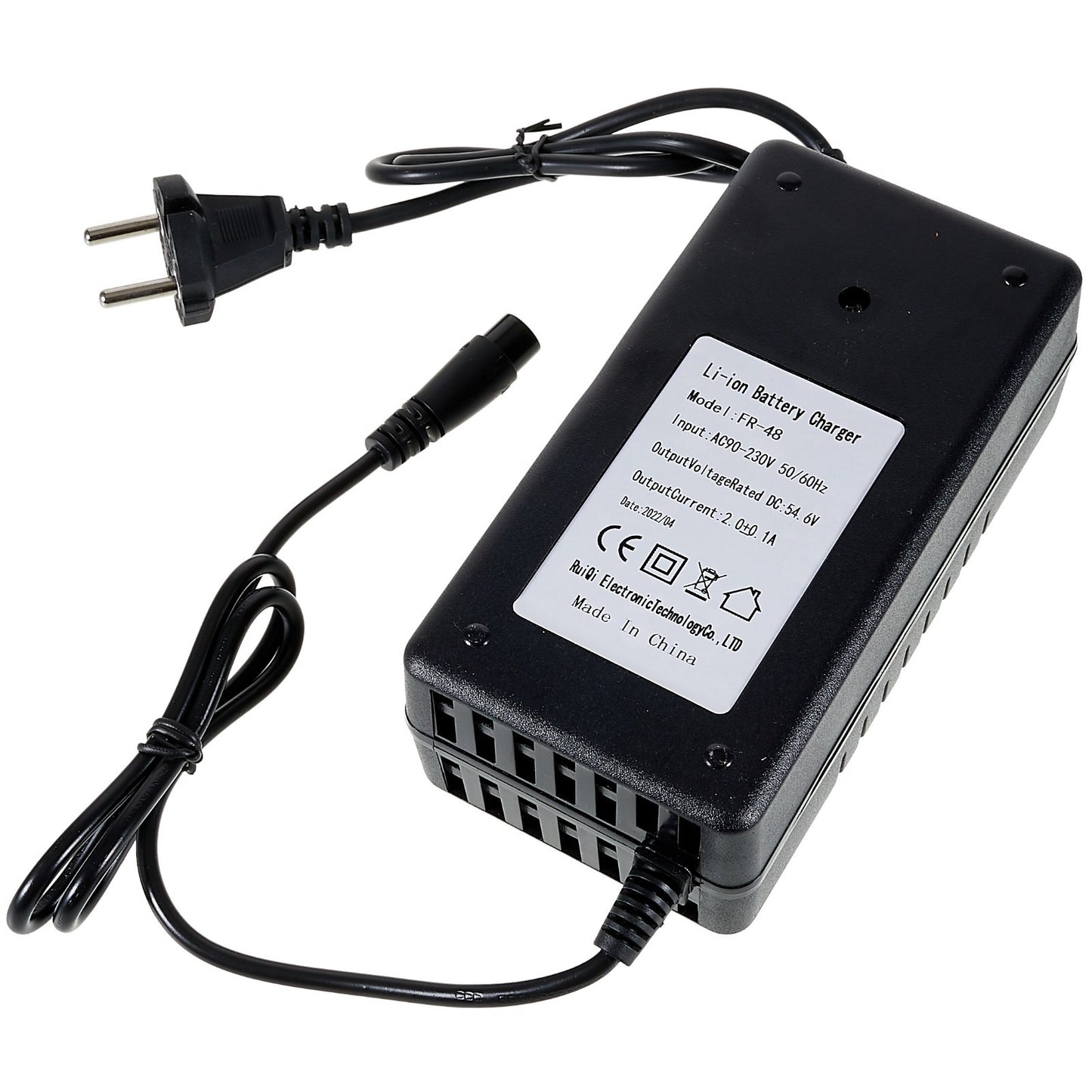 48V Charger for KUGOO M4 10-inch Electric Scooter Li-ion Battery Charger Adapter - EU Plug