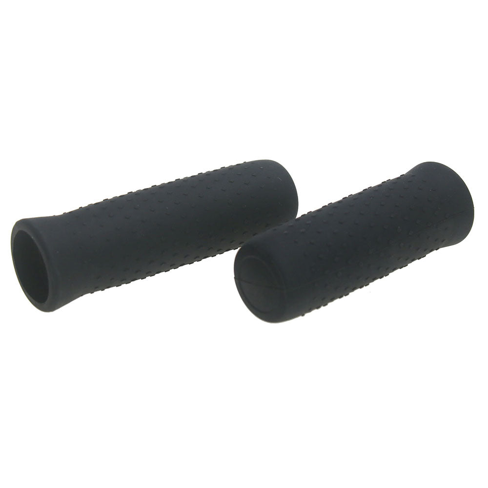 1 Pair Rubber Handlebar Grip for Ninebot Max G30, Electric Scooter Anti-slip Handlebar Grip Cover - Black