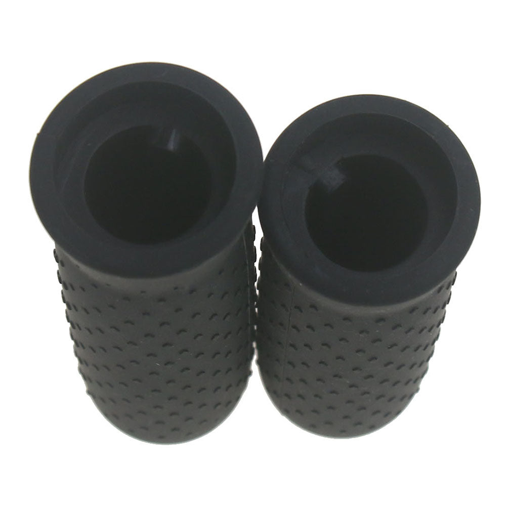 1 Pair Rubber Handlebar Grip for Ninebot Max G30, Electric Scooter Anti-slip Handlebar Grip Cover - Black
