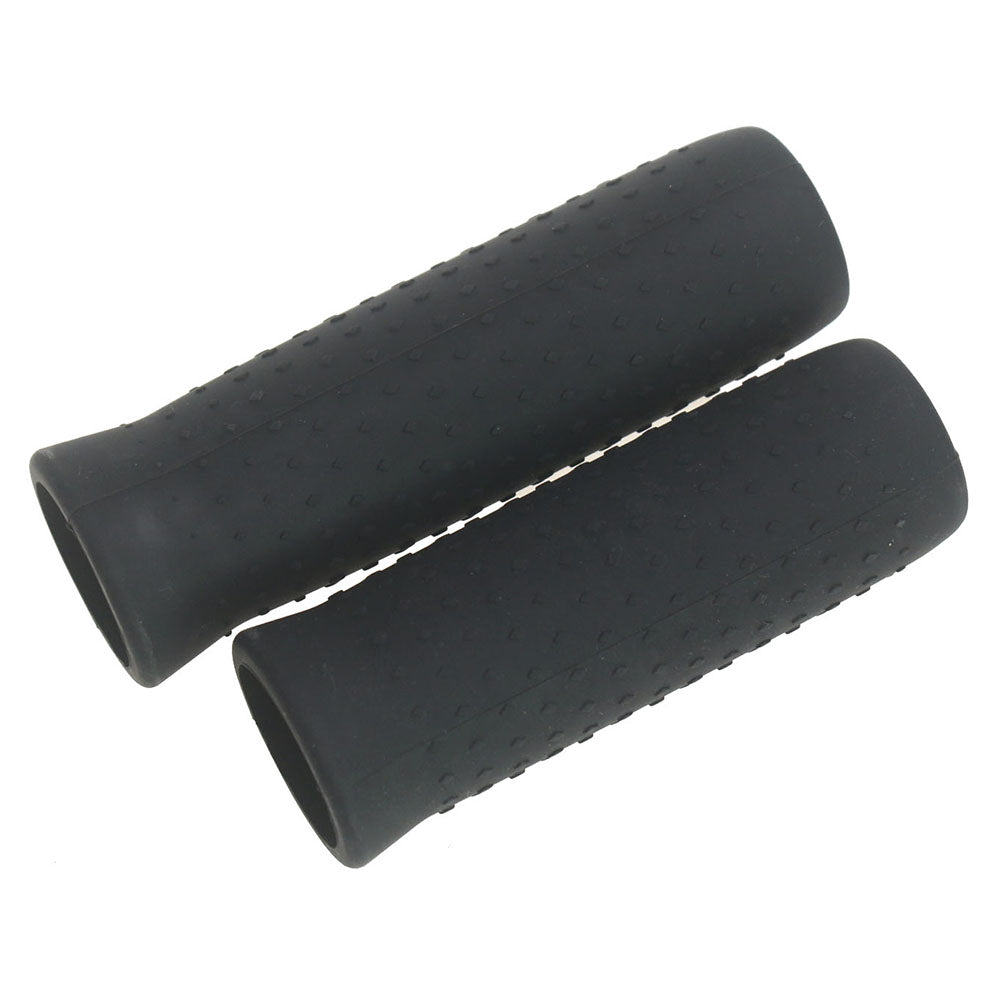 1 Pair Rubber Handlebar Grip for Ninebot Max G30, Electric Scooter Anti-slip Handlebar Grip Cover - Black