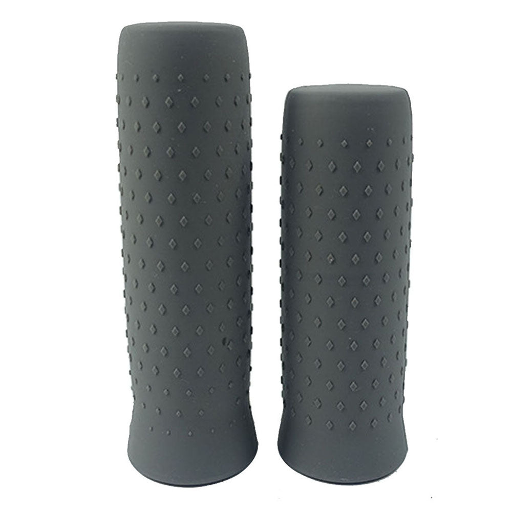 1 Pair Rubber Handlebar Grip for Ninebot Max G30, Electric Scooter Anti-slip Handlebar Grip Cover - Grey