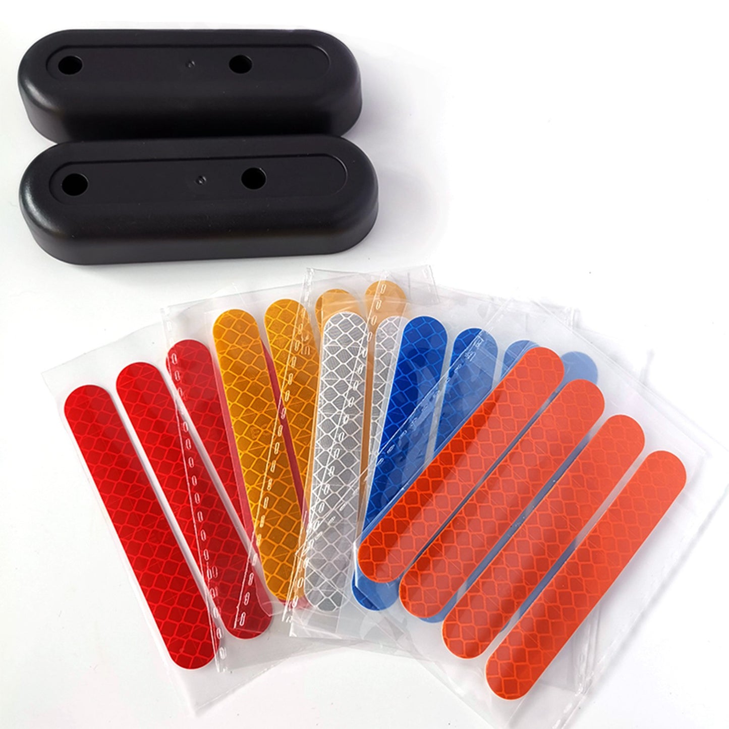 1 Pair Rear Fork Decorative Cover for Ninebot Max G30 Electric Scooter Rear Fender Mudguard Shield Cover - Orange