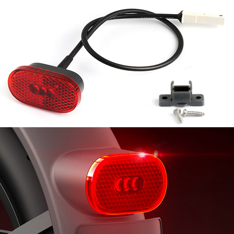 Uniqkart for Xiaomi Mi Electric Scooter Pro 2 Bright LED Back Taillight Easy to Install Tail Light Cycling Accessories