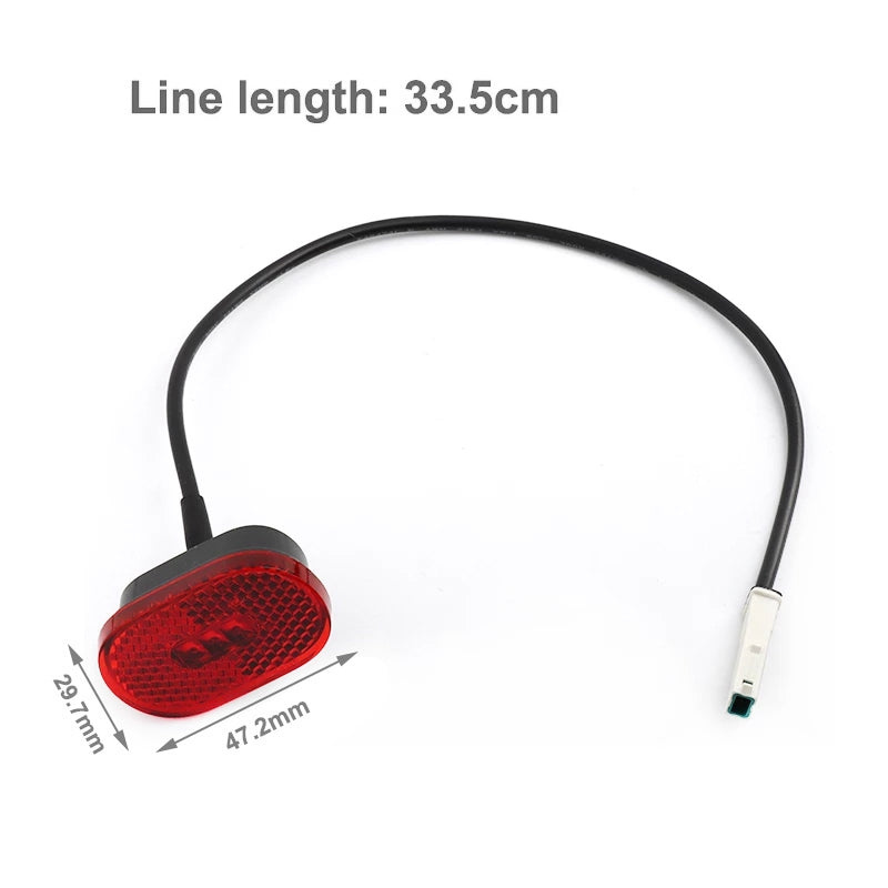 Uniqkart for Xiaomi Mi Electric Scooter Pro 2 Bright LED Back Taillight Tail Light Cycling Accessories Easy to Install