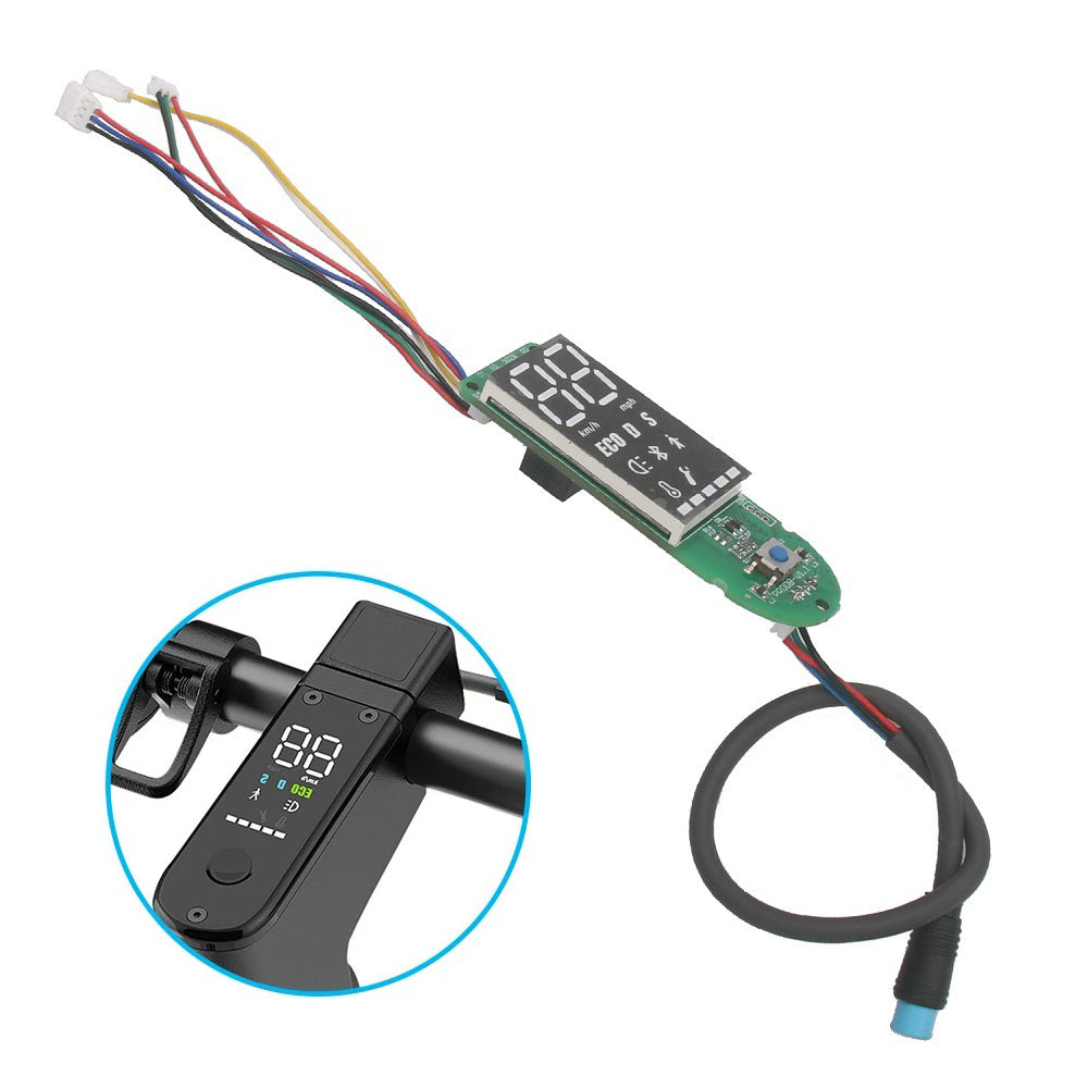 Uniqkart for Ninebot G30 Max Electric Scooter HD Clear Digital Display Dashboard Circuit Board