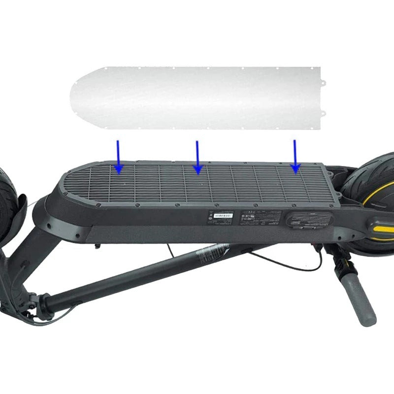 Uniqkart for Ninebot G30 Max Scooter Bottom Plate Stainless Steel Plate Baseboard Waterproof Seal Ring