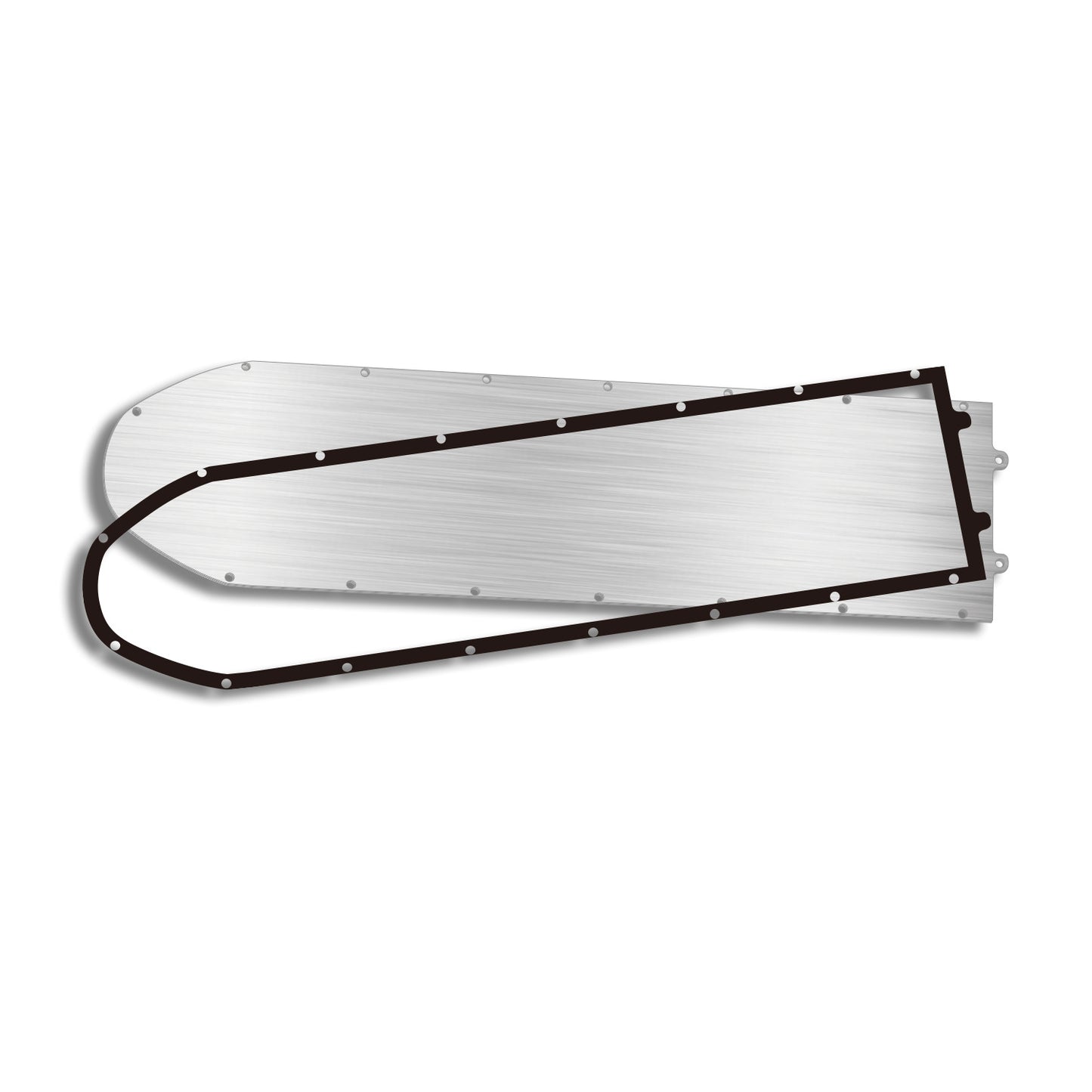 Uniqkart for Ninebot G30 Max Scooter Bottom Plate Stainless Steel Plate Baseboard Waterproof Seal Ring