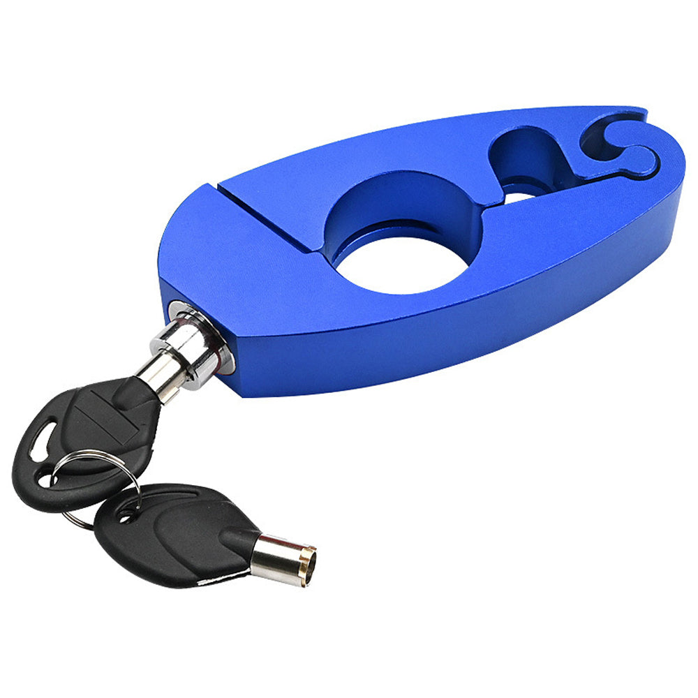 Uniqkart for Xiaomi M365 / Ninebot ES2 / ES3 / ES4 Safety Lock Electric Scooter Handlebar Lock Anti-theft Lock - Blue