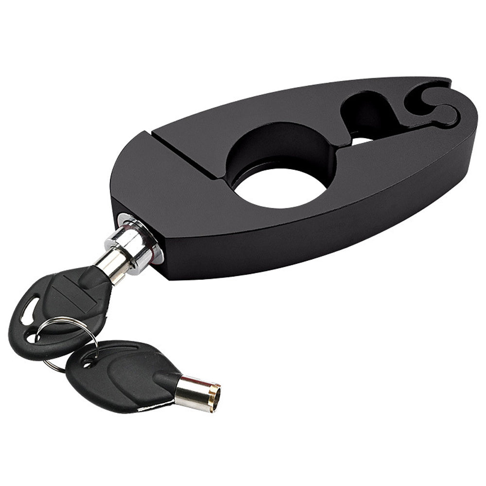 Uniqkart for Xiaomi M365 / Ninebot ES2 / ES3 / ES4 Safety Lock Electric Scooter Handlebar Lock Anti-theft Lock - Black