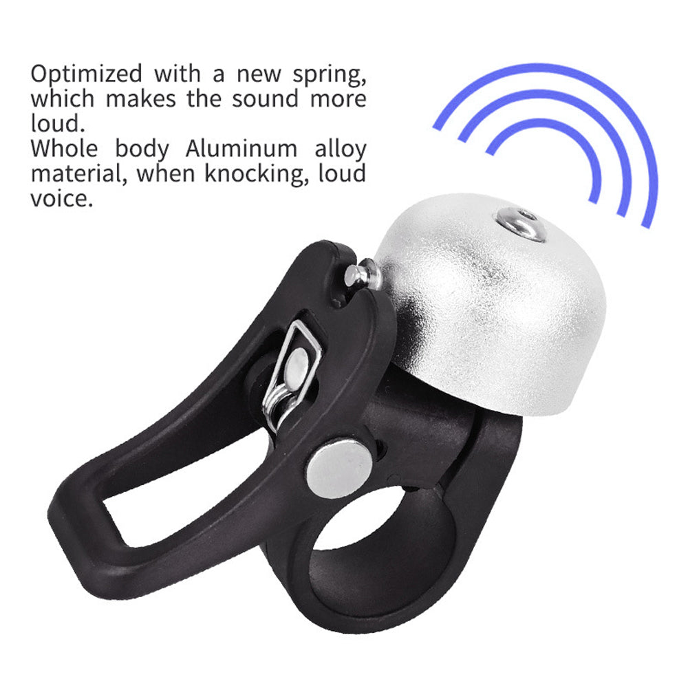 Uniqkart for Xiaomi M365 Electric Scooter Bike Aluminum Alloy Bell Bicycle Handlebar Warning Horn Sound Alarm