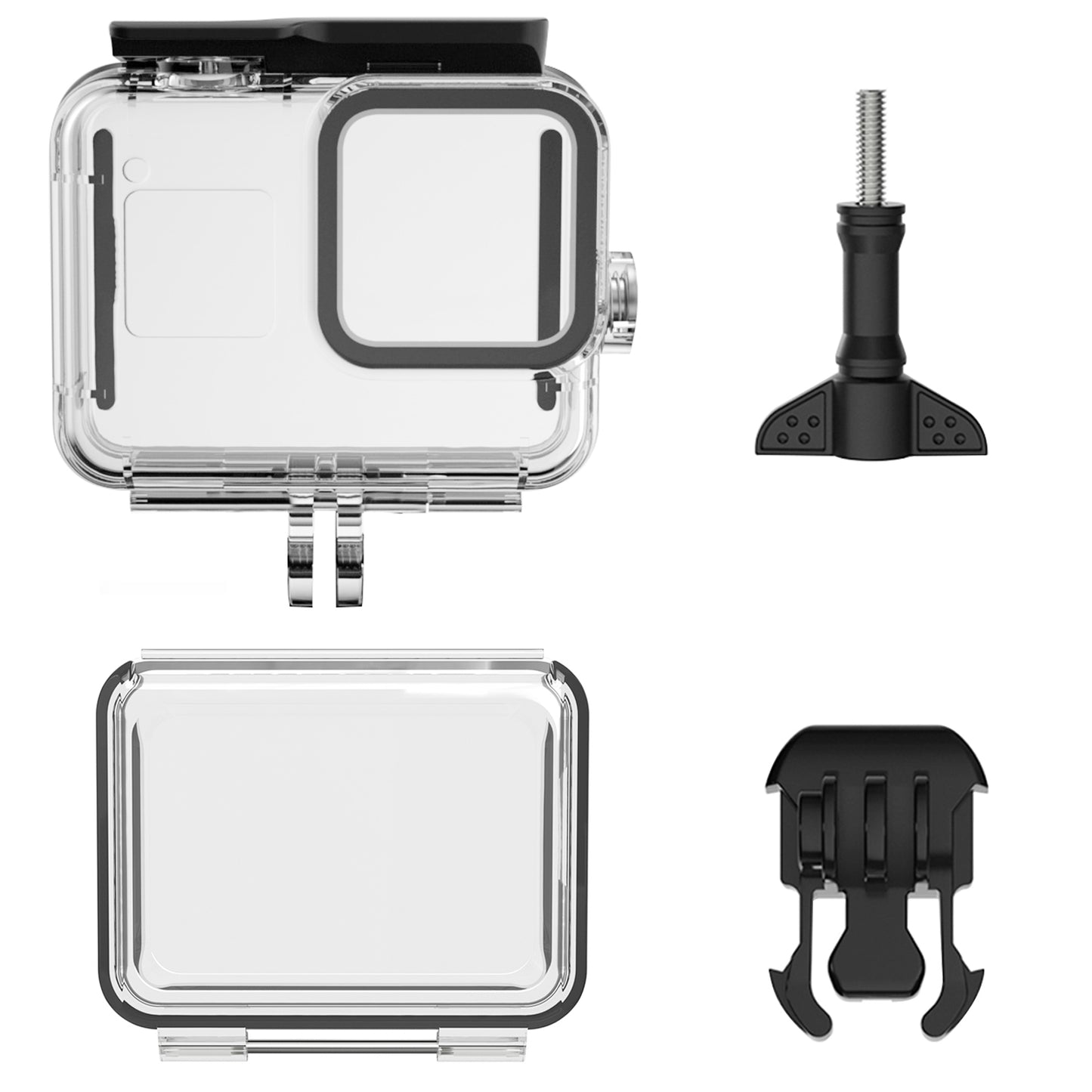 SHEINGKA FLW340 Waterproof Case with Touchscreen Back Cover for GoPro Hero 8 Black
