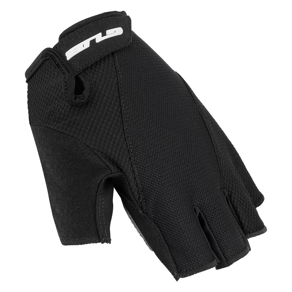 S056 1Pair Half Finger Bicycle Gloves Wear-resistant Anti-slip Gloves Breathable Hands Protective Gear for Cycling Riding - Black / M