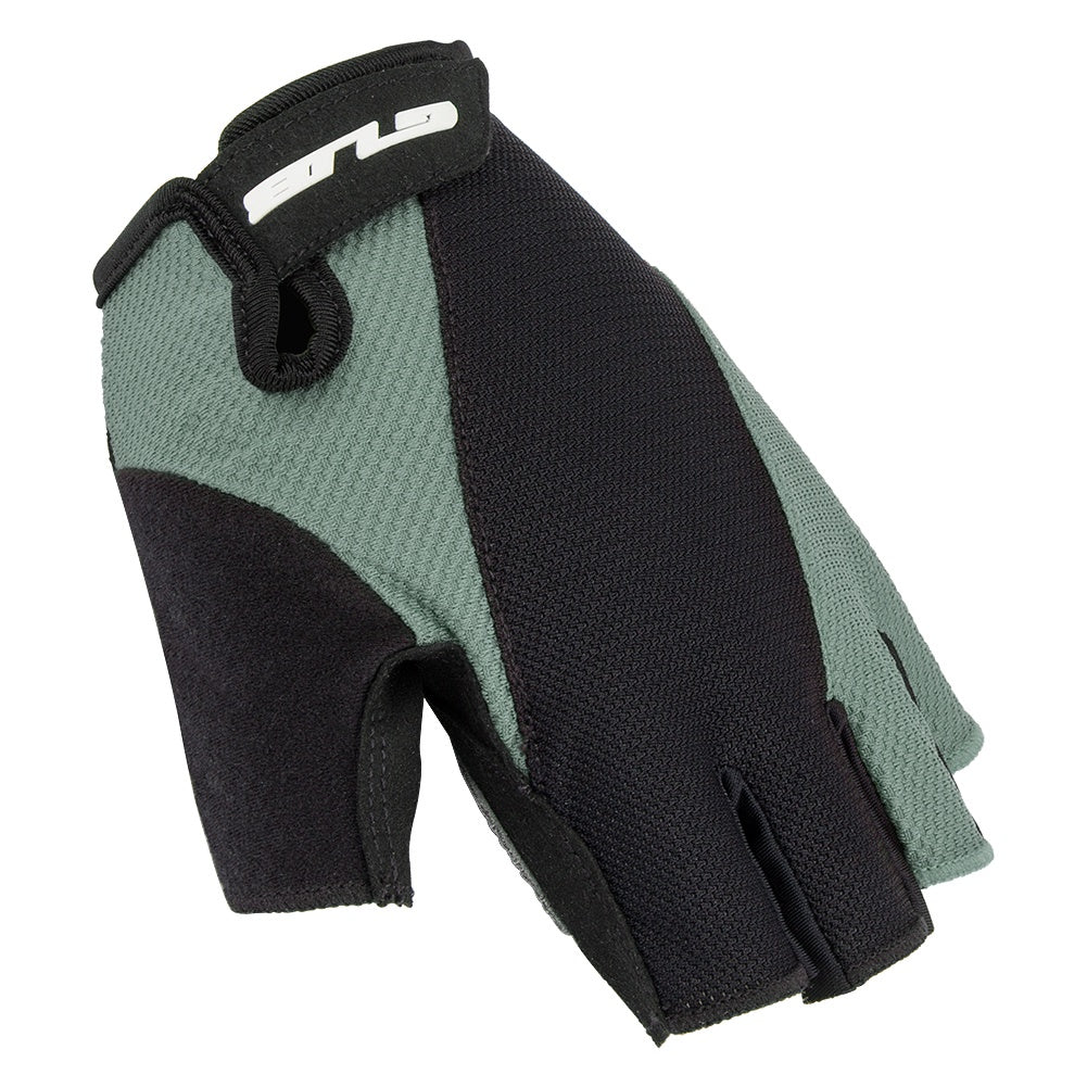 S056 1Pair Half Finger Bicycle Gloves Wear-resistant Anti-slip Gloves Breathable Hands Protective Gear for Cycling Riding - Army Green / S