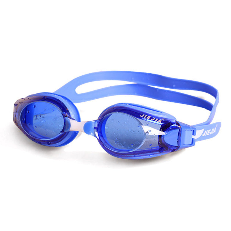 Jiejia AH100 Swimming Goggles Waterproof HD Glasses Anti-Fog Eyeglasses - Blue