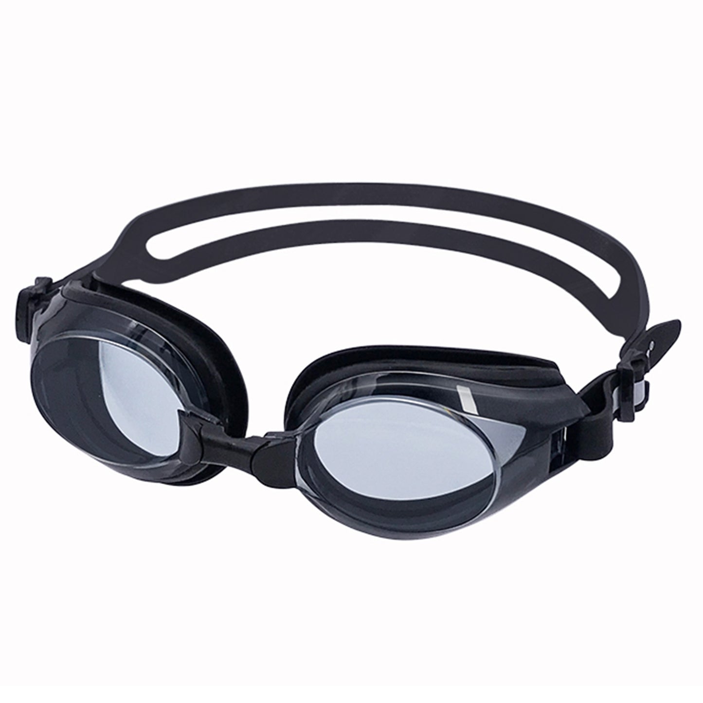 Jiejia AM100 Swimming Goggles HD Waterproof Glasses Anti-Fog Anti-UV Eyeglasses - Black