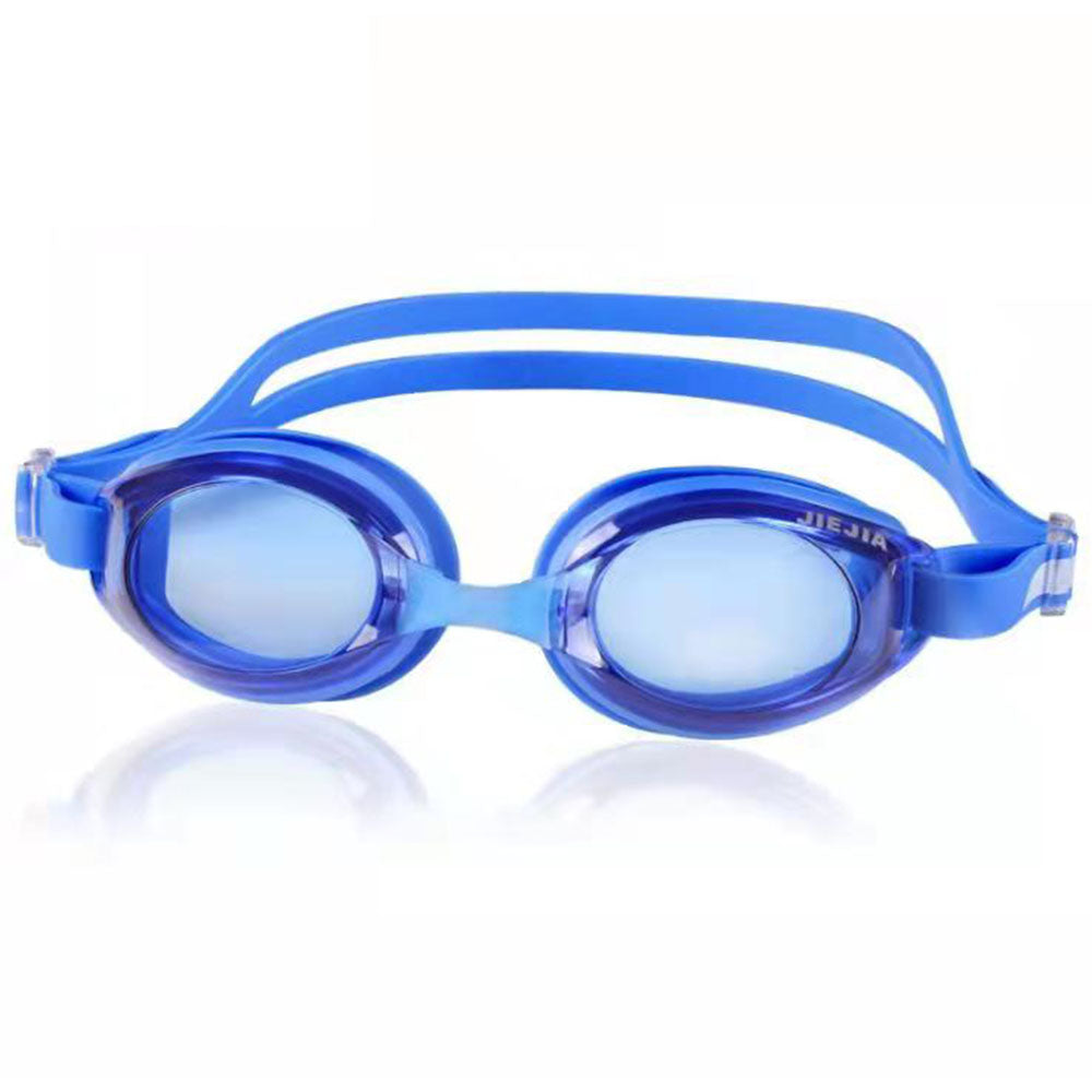 Jiejia J2659 Swimming Goggles HD Clear Anti-Fog No Leaking Glasses for Men Women - Blue