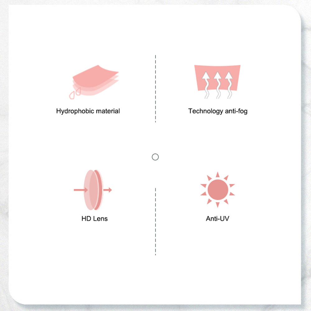 Jiejia OPT2660 Myopia Swimming Goggles HD Waterproof Anti-Fog Anti-UV Eyeglasses - Black / 650 Degrees