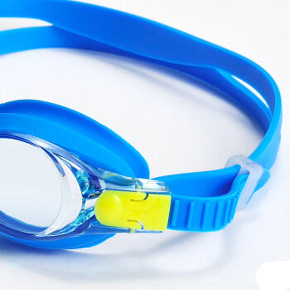 Jiejia J2670 Kids HD Swimming Goggles Waterproof Glasses Children Anti-Fog Anti-UV Eyeglasses - Blue