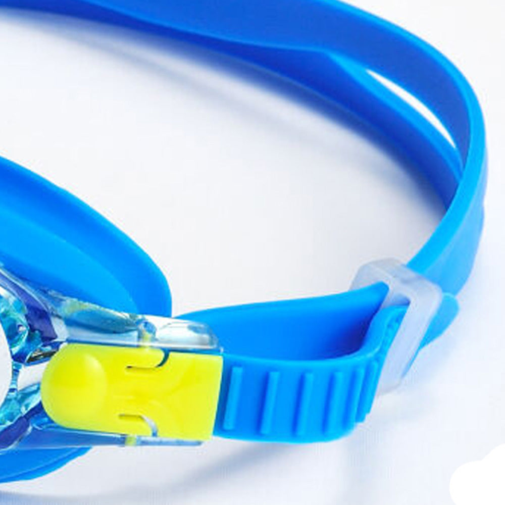 Jiejia J2670 Kids HD Swimming Goggles Waterproof Glasses Children Anti-Fog Anti-UV Eyeglasses - Blue