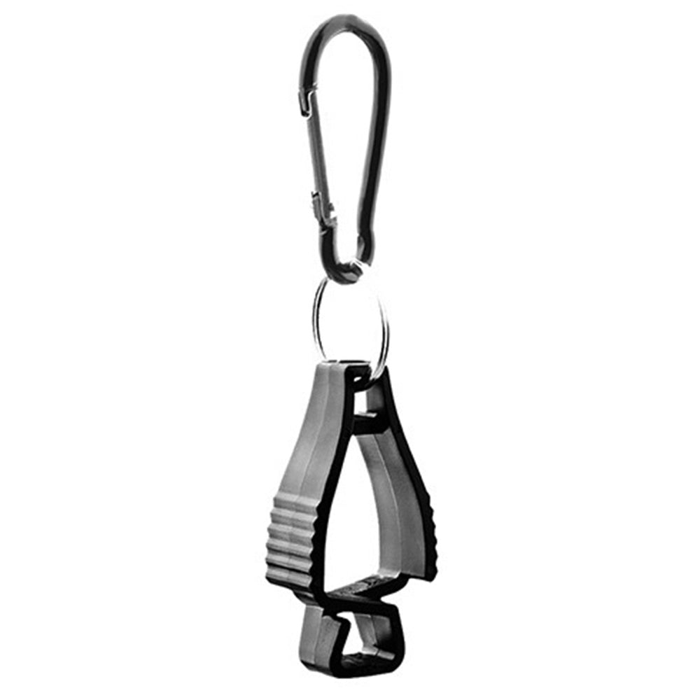 Uniqkart STJ-001-BK Safety Work Glove Clips Outdoor Work Belt Clip for Glasses Hats Helmets Towel Tool