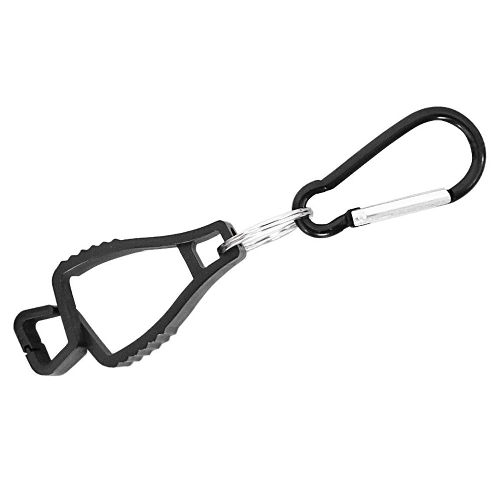 Uniqkart STJ-001-BK Safety Work Glove Clips Outdoor Work Belt Clip for Glasses Hats Helmets Towel Tool