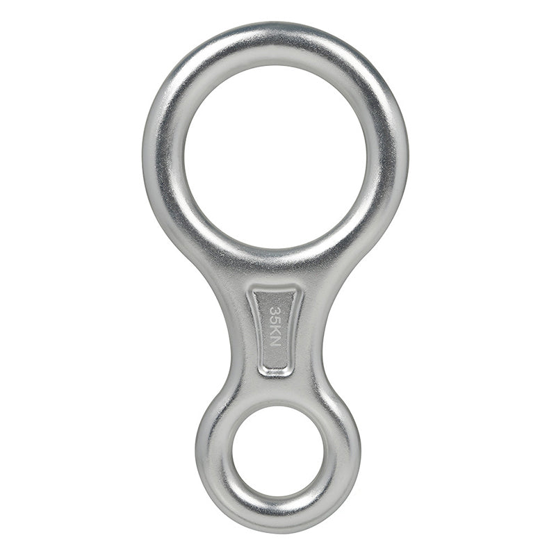 Xinda TP8601P 35KN Aluminum Alloy 8 Descender Heavy Duty Climbing Gear Downhill Equipment Rigging Plate - Silver