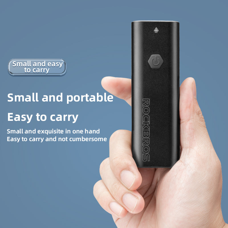 Rockbros RHL400 Super Bright USB Rechargeable Bike LED Light Waterproof Front Headlight for Road Cycling Safety