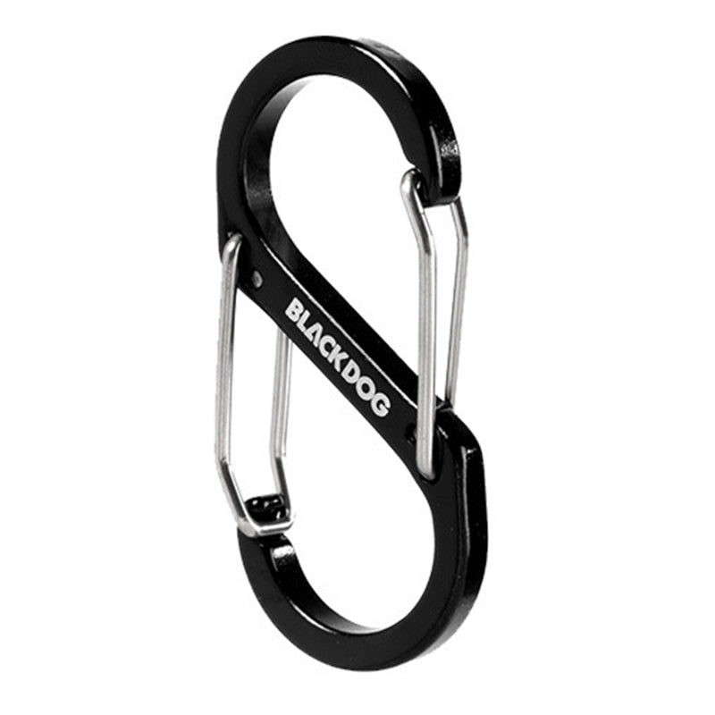 Blackdog BD-ZPPJ003 4Pcs S-Biner Aluminum Alloy Carabiner Slide Lock Multifunction Hanging Hook