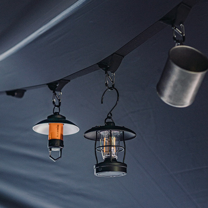 Blackdog BD-ZPPJ003 4Pcs S-Biner Aluminum Alloy Carabiner Slide Lock Multifunction Hanging Hook