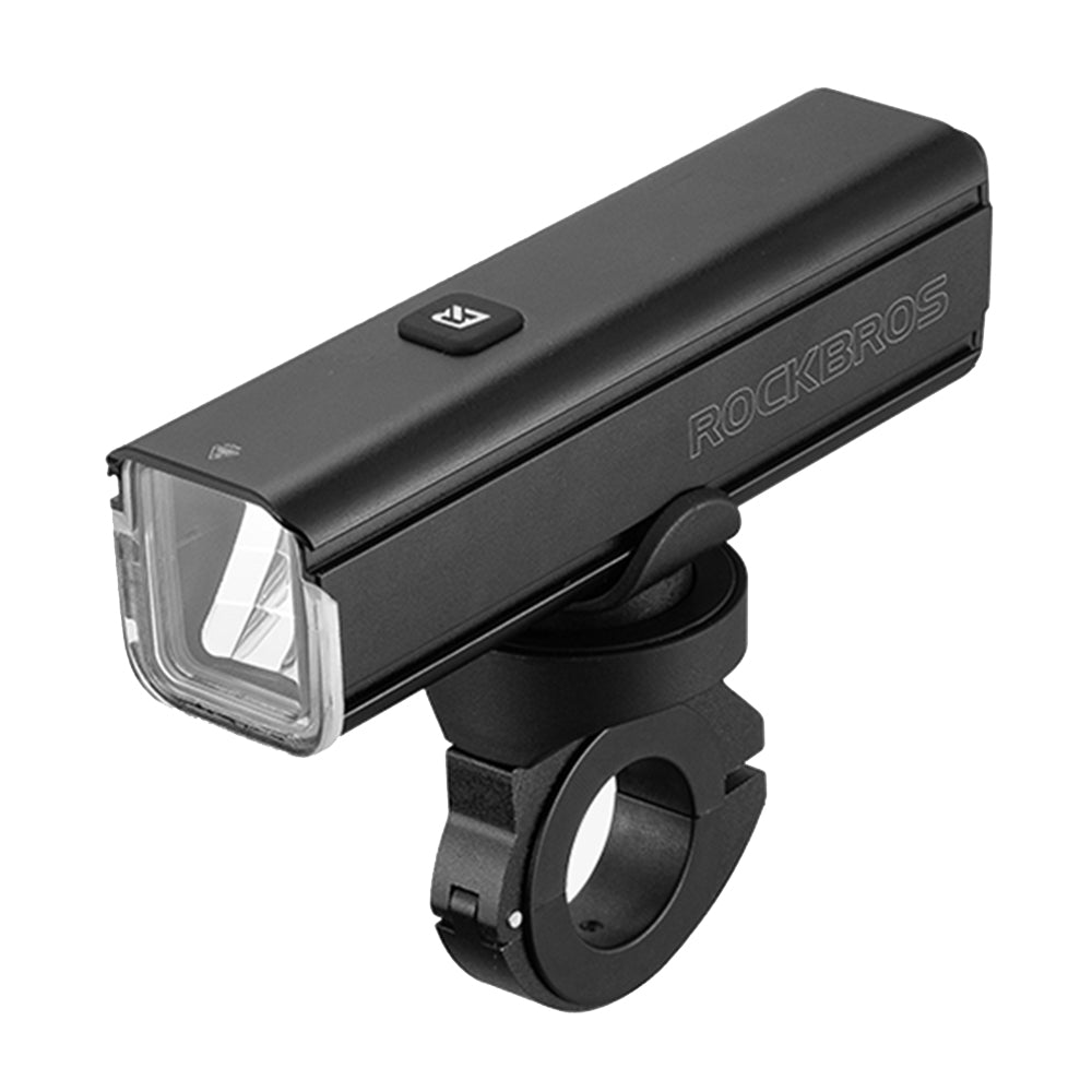 Rockbros RHL1000 Bright LED Bike Front Light Flashlight Rechargeable Bicycle Night Cycling Safety Lamp