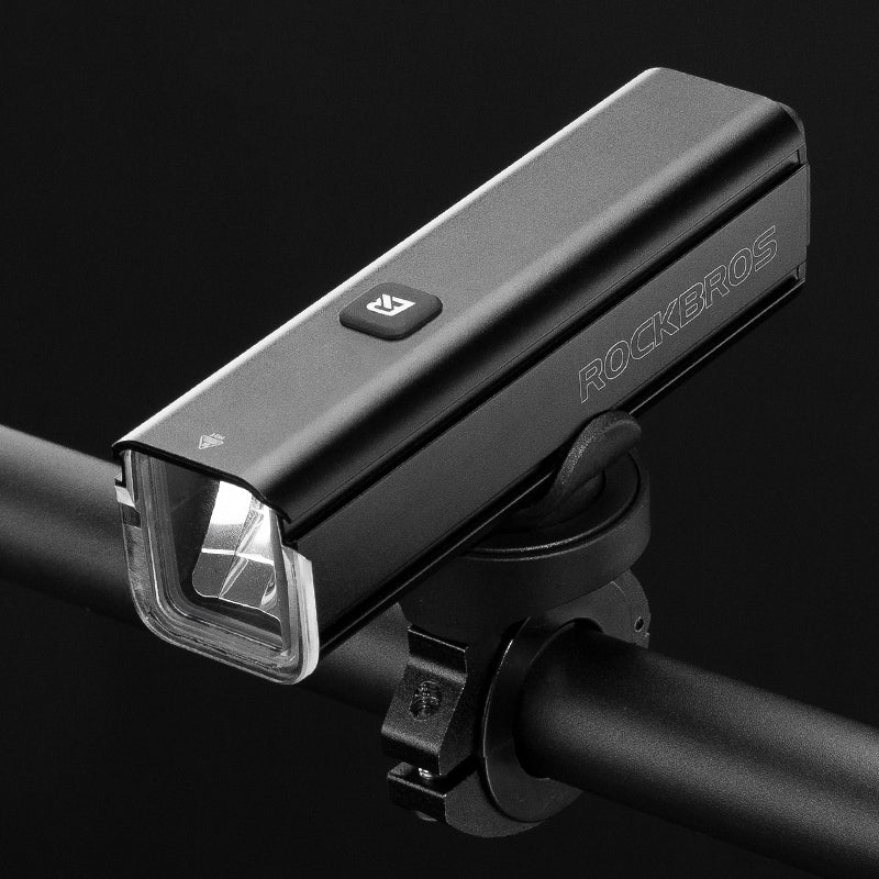 Rockbros RHL1000 Bright LED Bike Front Light Flashlight Rechargeable Bicycle Night Cycling Safety Lamp