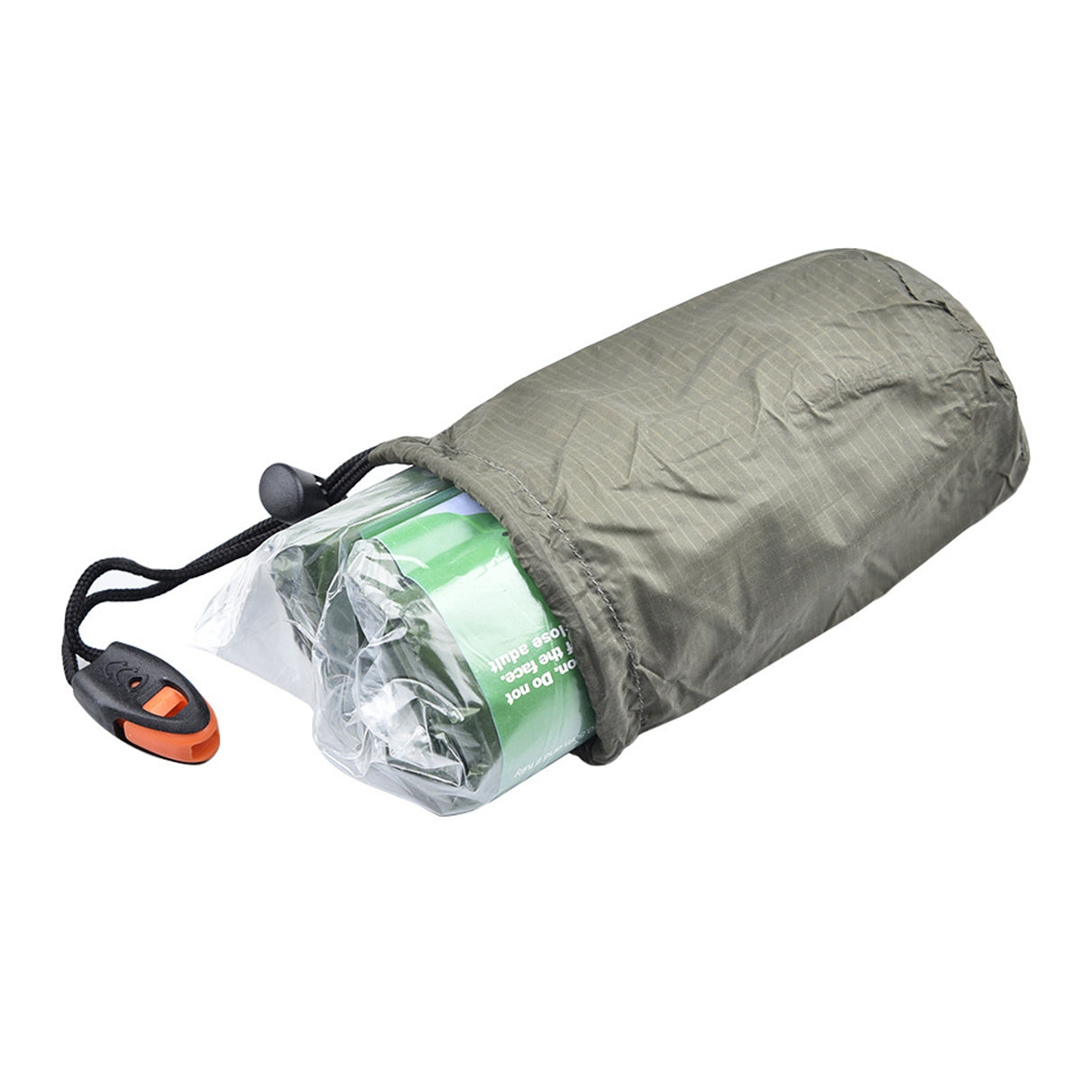 Uniqkart First Aid Emergency Sleeping Bag Keep Warm Portable Survival Gear for Outdoor Camping Hiking