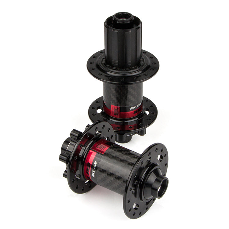 GUB 1451 Carbon Fiber 32-Hole Axle Hub Set Aluminum Alloy Disc Brake Thru-Axle Front & Rear Hub for MTB