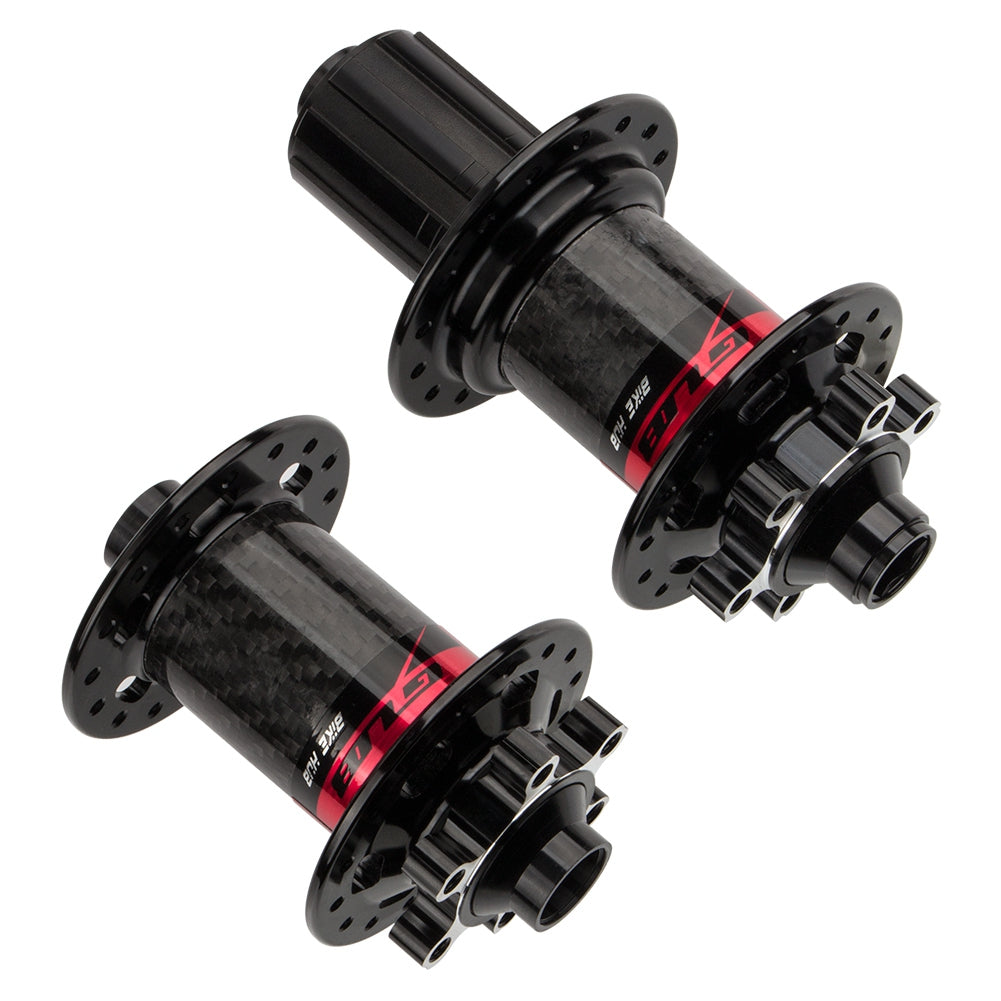 GUB 1451 Carbon Fiber 32-Hole Axle Hub Set Aluminum Alloy Disc Brake Thru-Axle Front & Rear Hub for MTB