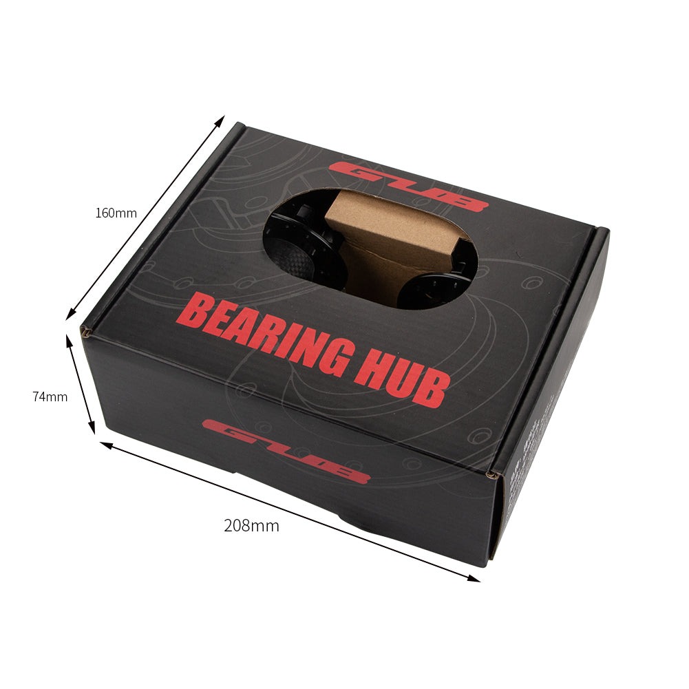 GUB 1451 Carbon Fiber 32-Hole Axle Hub Set Aluminum Alloy Disc Brake Thru-Axle Front & Rear Hub for MTB