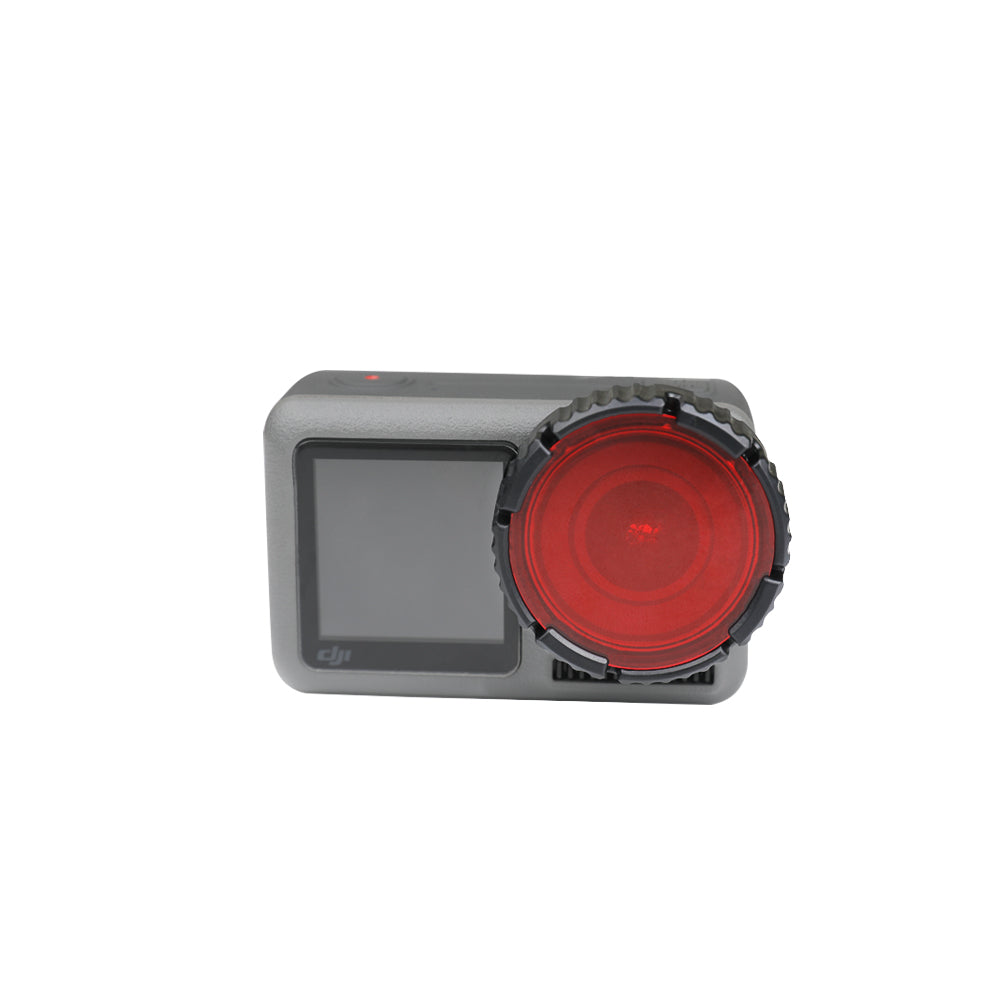 Uniqkart Red Diving Lens Filter for DJI OSMO Action Sports Camera
