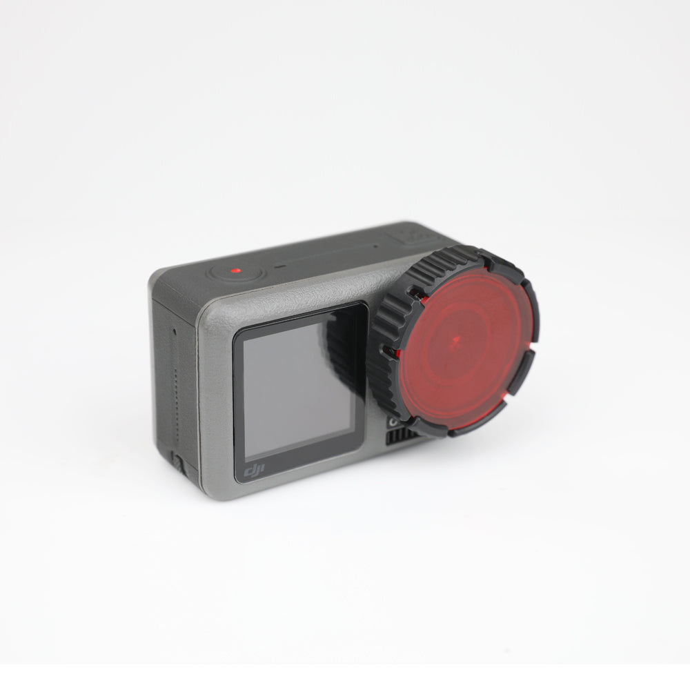Uniqkart Red Diving Lens Filter for DJI OSMO Action Sports Camera