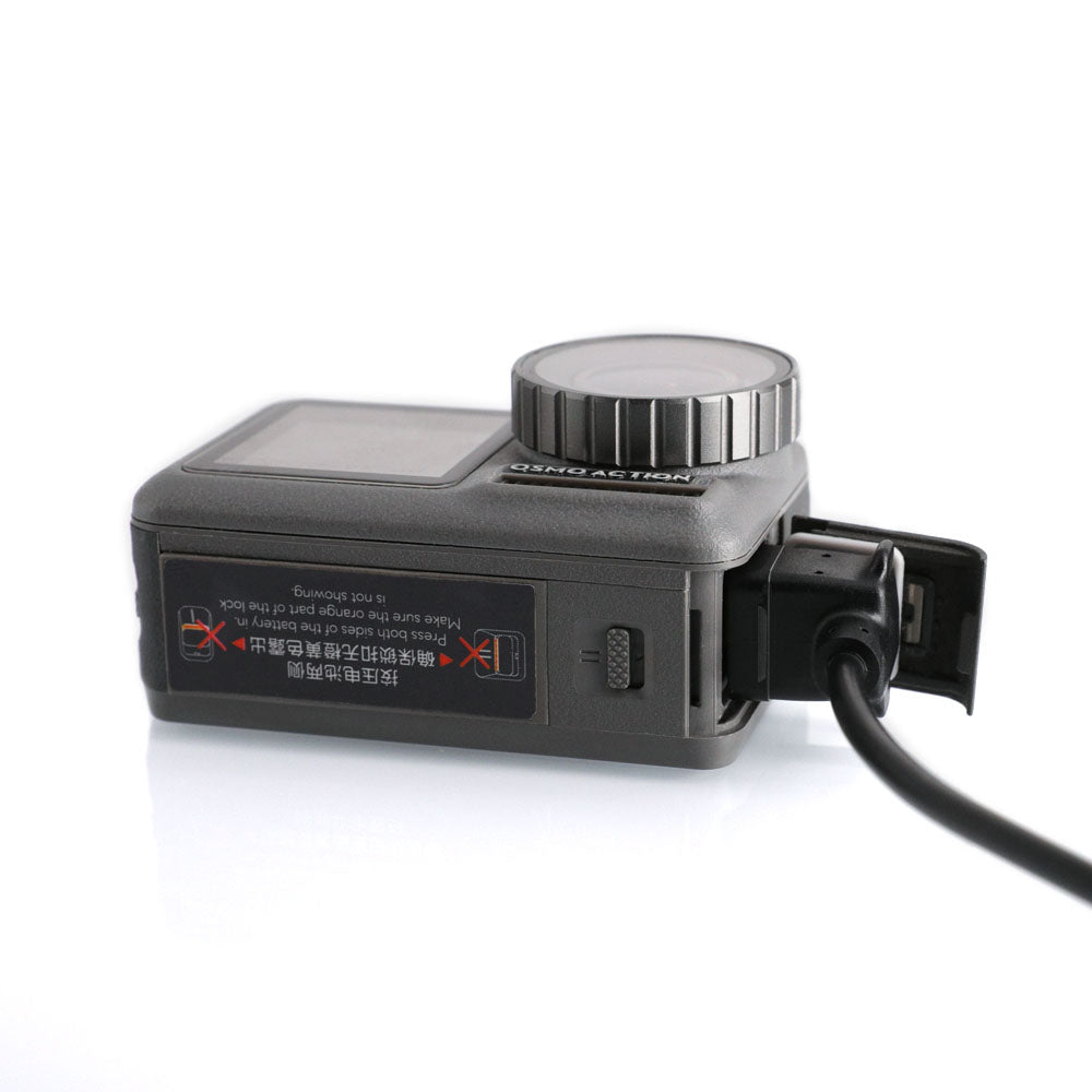 RCSTQ Waterproof Charging Cable Type-C Interface Fast Charger for DJI OSMO Action Sports Camera