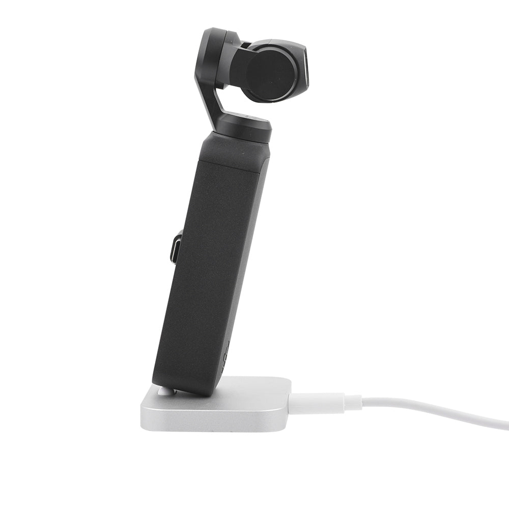 Charging Base Tabletop Charger Holder for DJI OSMO Pocket - White