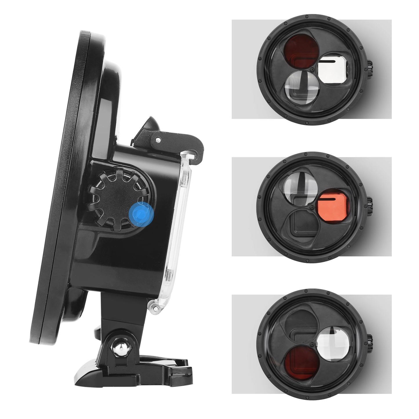 SHOOT Underwater Waterproof Case Housing with Filter Lens for GoPro Hero 7 6 5