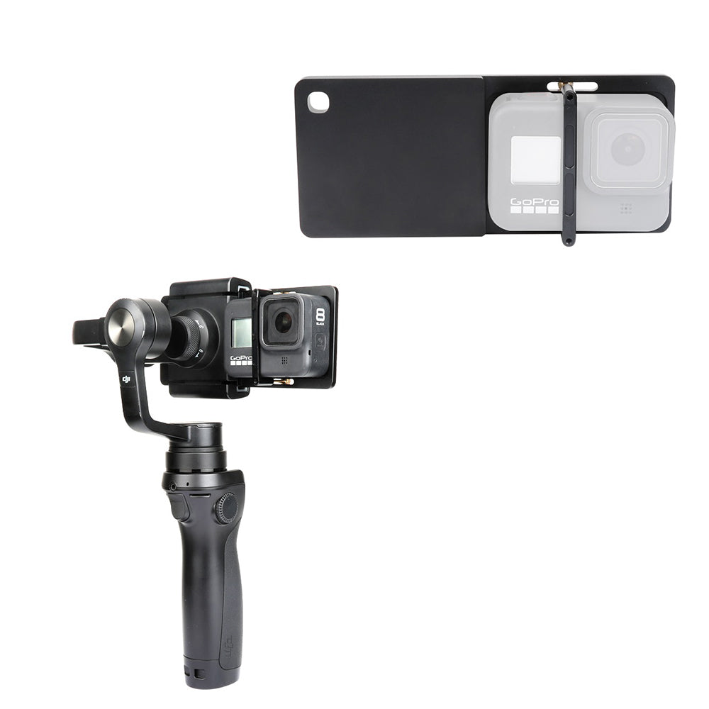 Mobile Gimbal Switch Mount Plate Adapter for GoPro Hero 8 7 6 5 4 3+ DJI Osmo