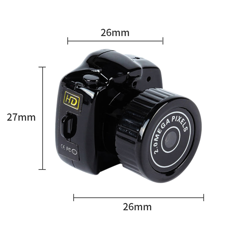 Y2000 Mini Camcorder HD DV Camera Outdoor Sports Camera Lens