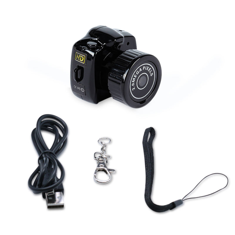 Y2000 Mini Camcorder HD DV Camera Outdoor Sports Camera Lens