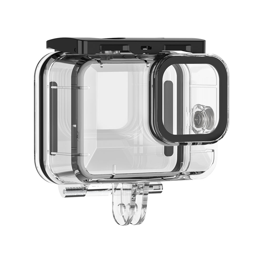 Uniqkart 45M Waterproof Housing Case for GoPro Hero 9 / 10 / 11 Black Diving Protective Underwater Cover