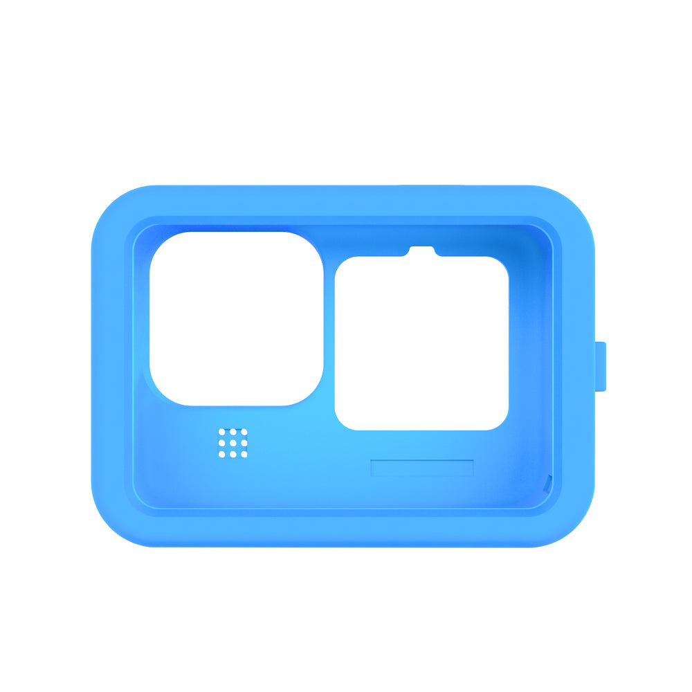 TELESIN Silicone Case Protective Cover with Silicone Lid for GoPro HERO9 Black - Blue