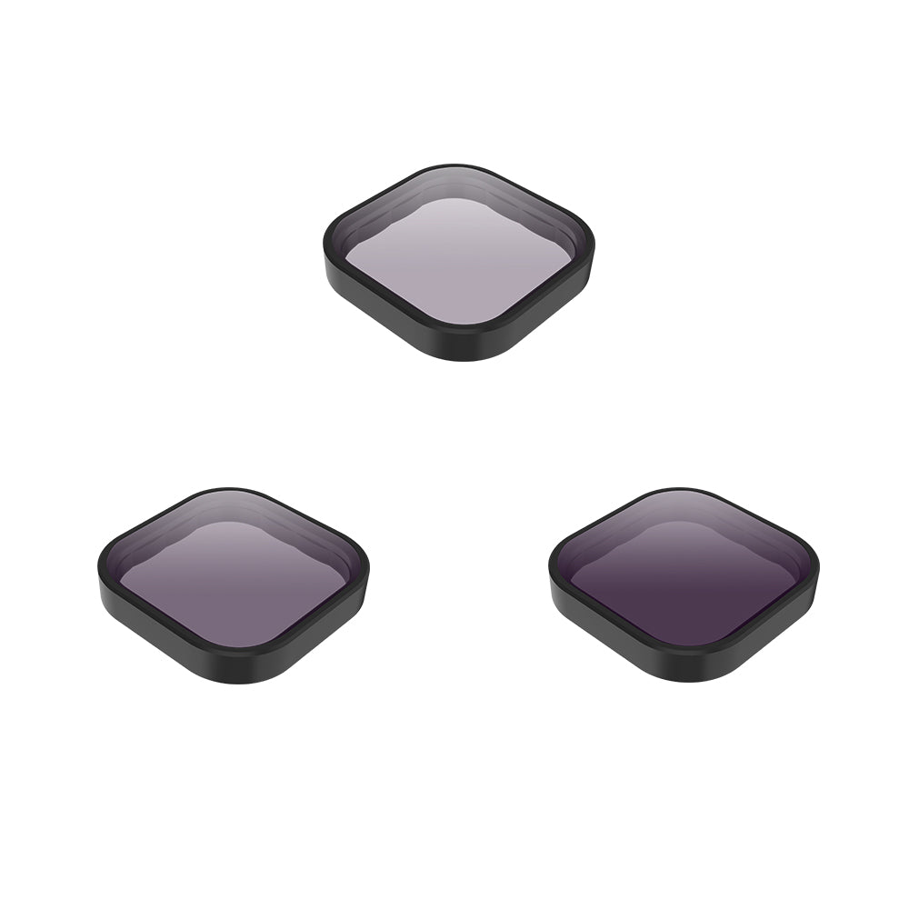 3-in-1 ND8+ND16+ND32 Filter for Telesin GoPro Hero 9 / 10 / 11 Black Camera Accessories